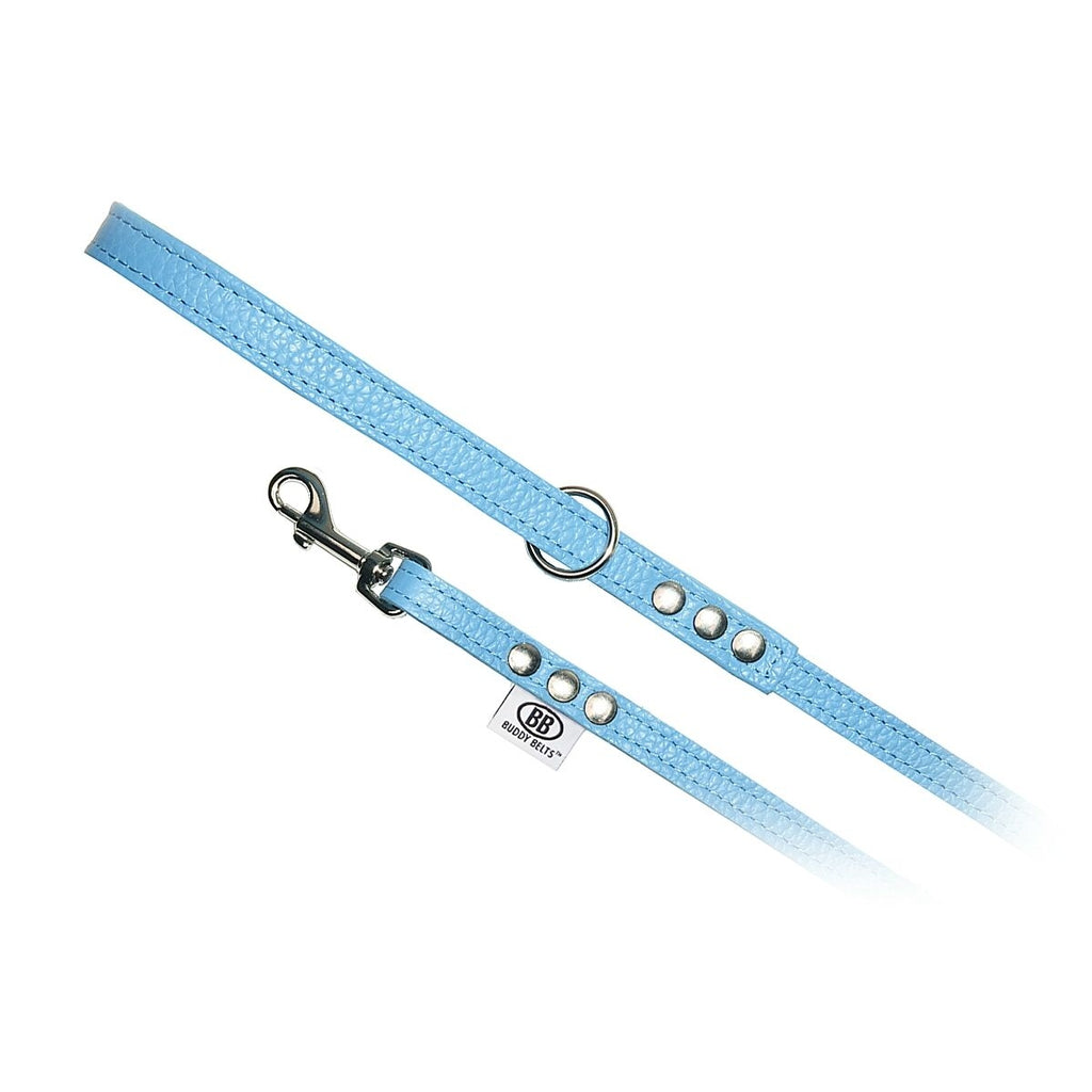 buddy belt leather leash - 5 colour options barking babies