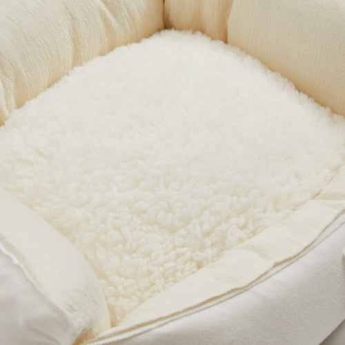 heritage organic boom bed - cream
