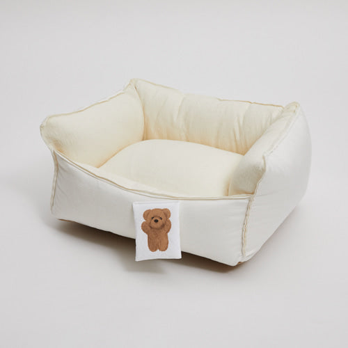 heritage organic boom bed - cream