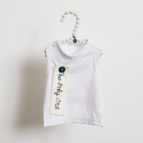 "the only one" linen sleeveless shirt