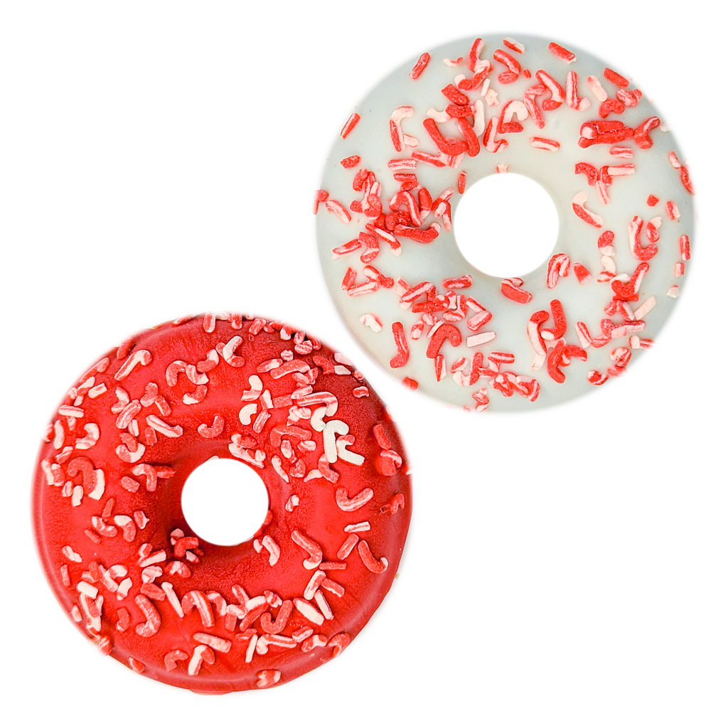 christmas vanilla big donut