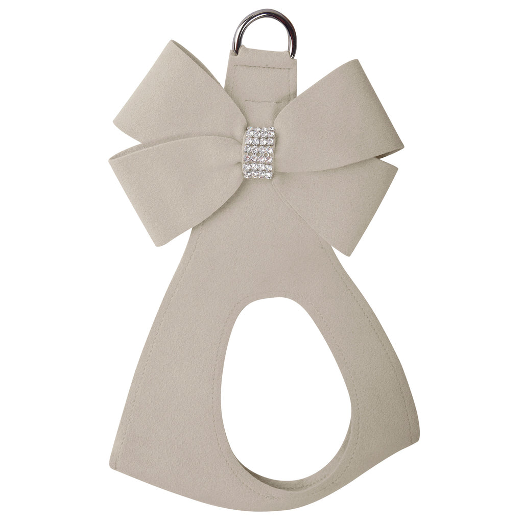 ultra-suede step in harness with bow - doe