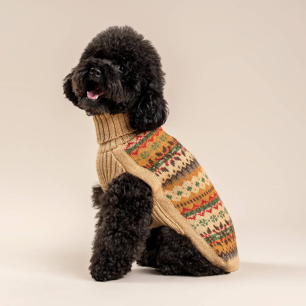 fair isle alpaca sweater