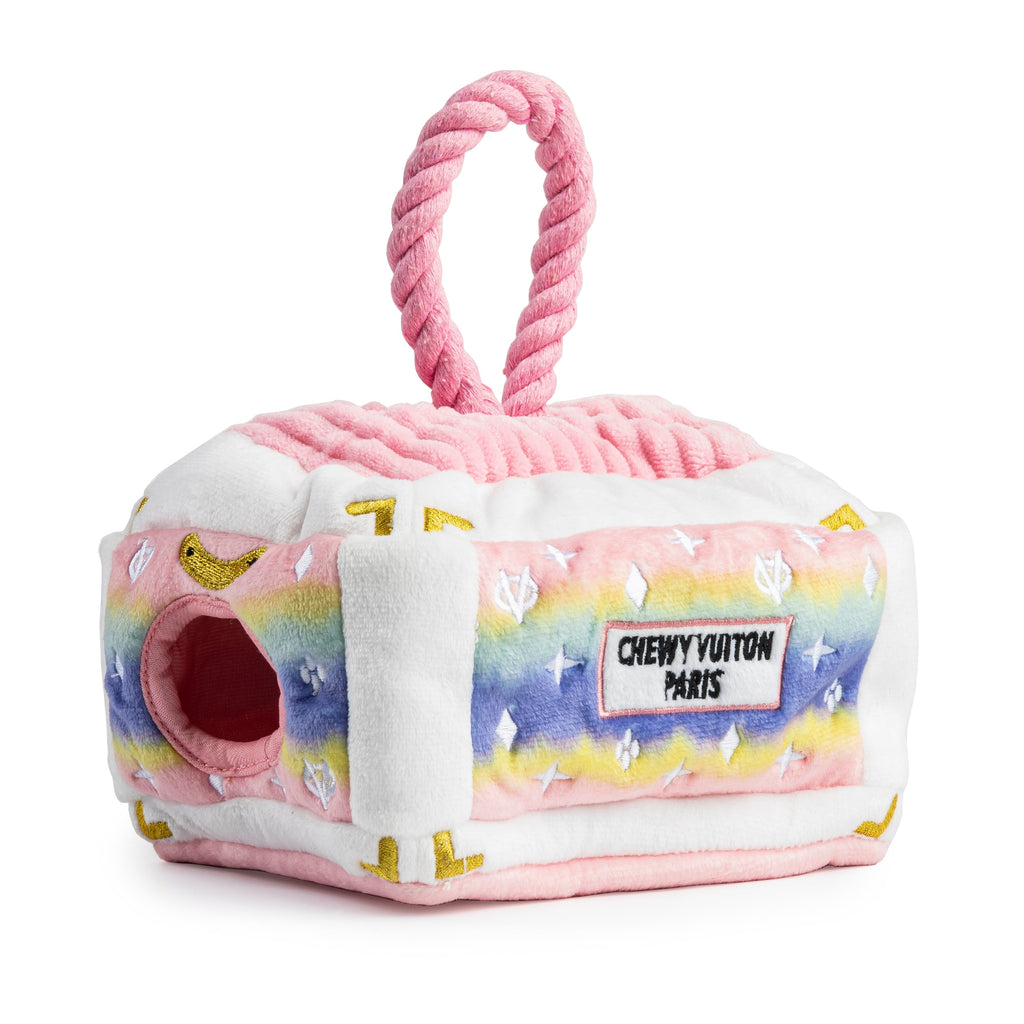chewy vuiton trunk activity house - pink ombre