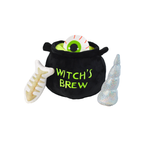 cauldron with objects toy