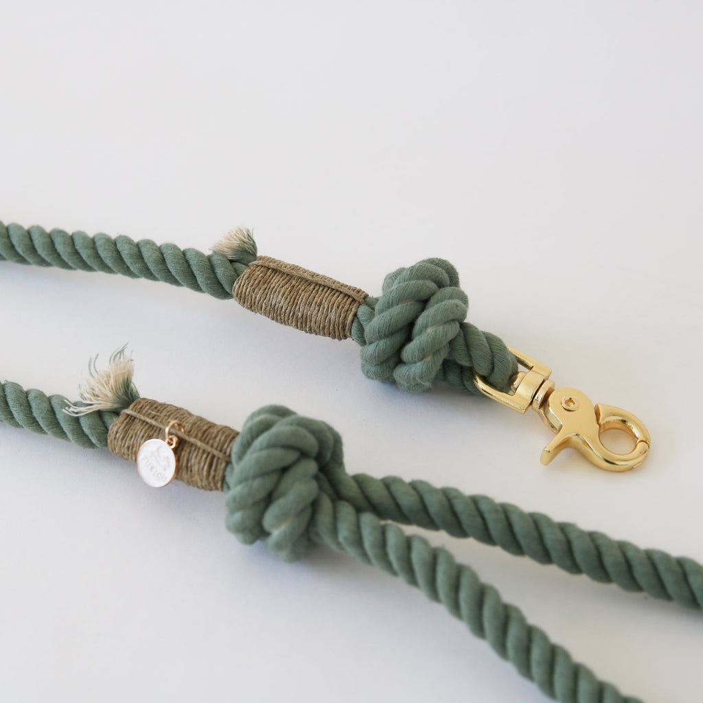 furlou rope leash - desert sage