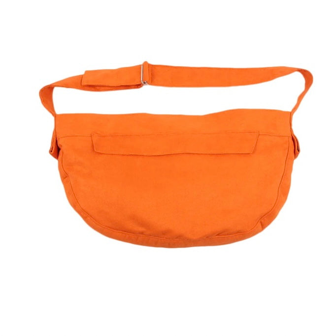 cuddle carrier - orange with summer print liner