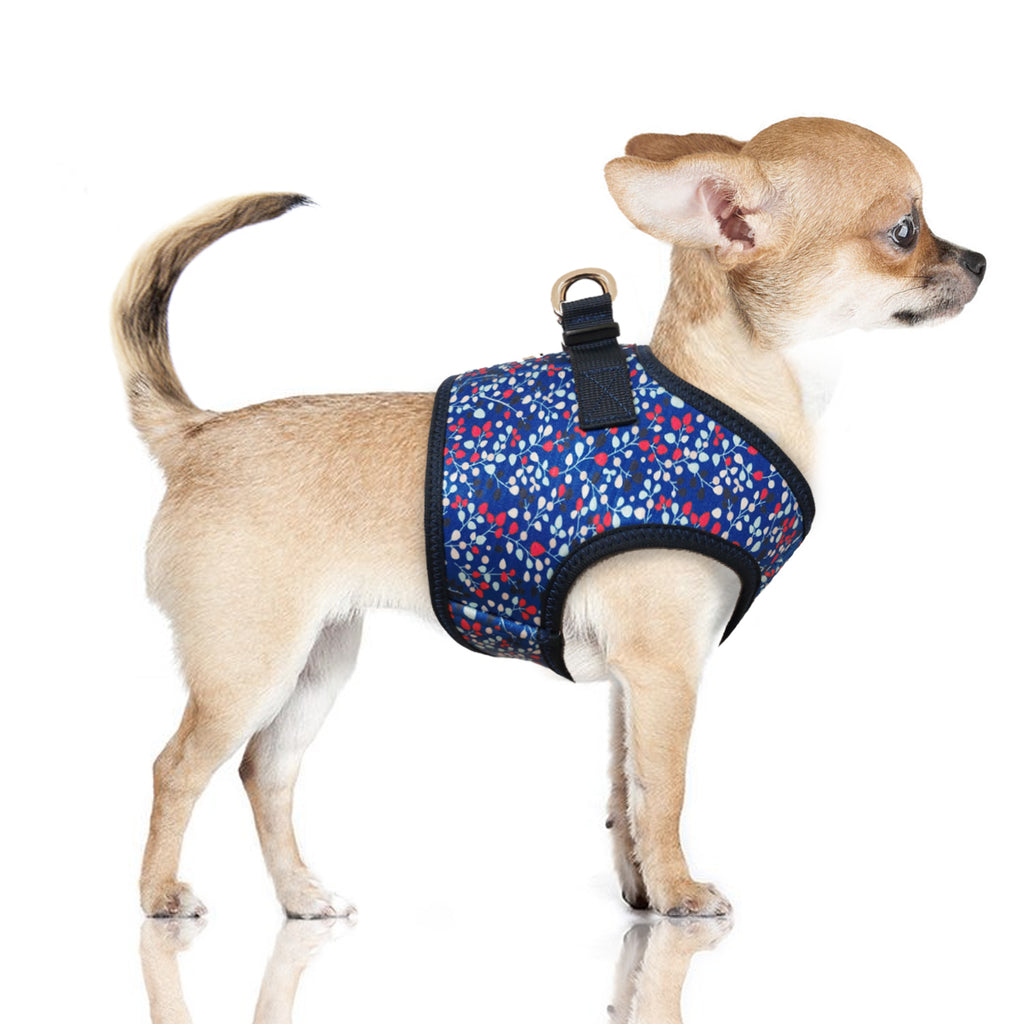 manon floral harness - blue