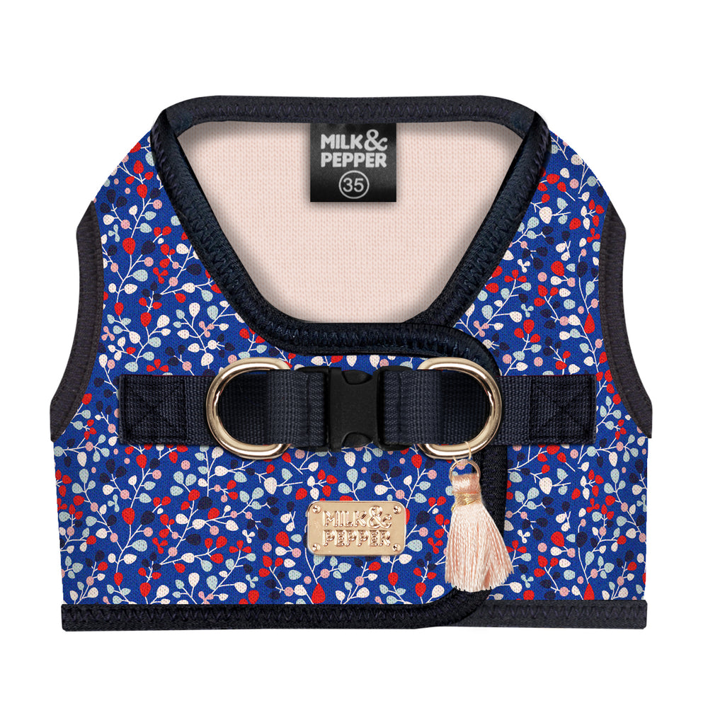manon floral harness - blue