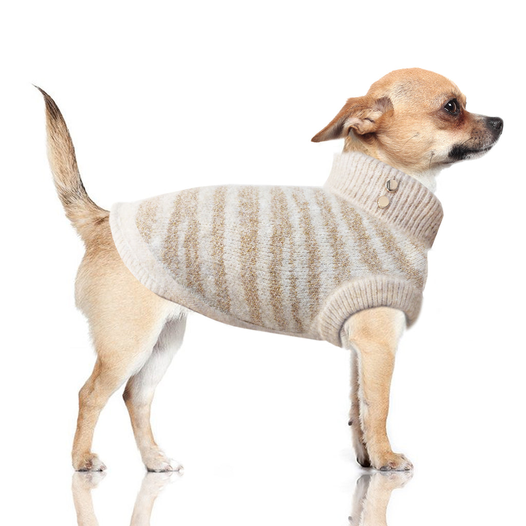 amalia gold print sweater