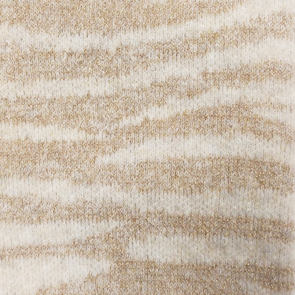 amalia gold print sweater
