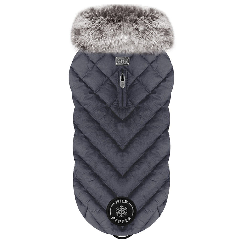 alois puffer jacket - navy blue (fits deep-chested breeds)