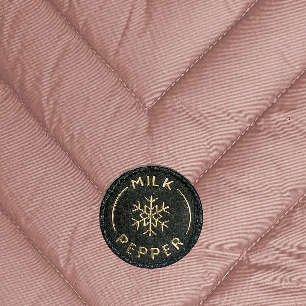 alois puffer jacket - rose pink (fits deep-chested breeds)