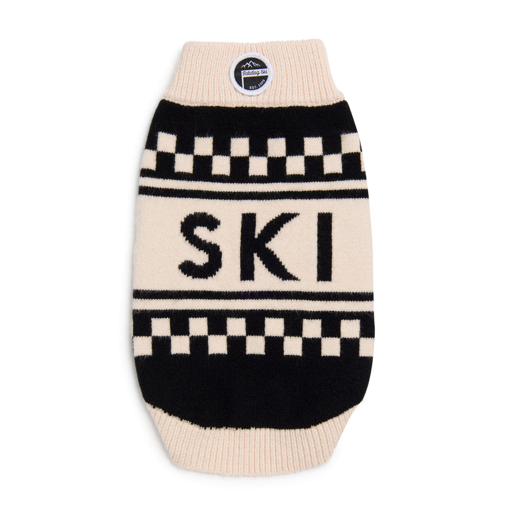 fab ski sweater - mini check