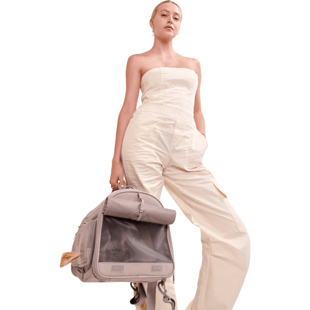 all-in-one dog carrier - nude