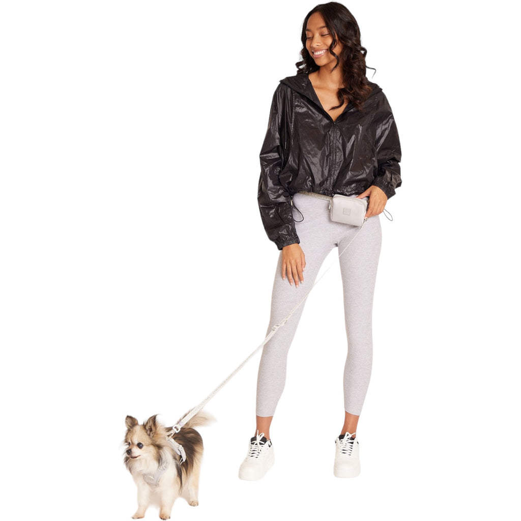mini go with ease hands-free leash - grey