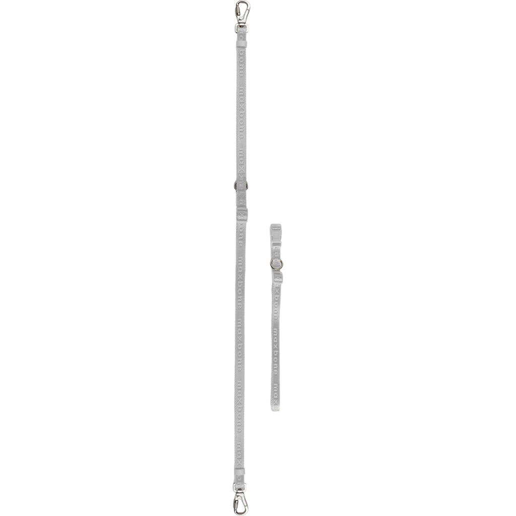 mini go with ease hands-free leash - grey