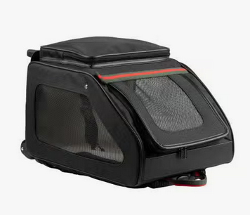 rio bag on wheels - black with gucci stripe