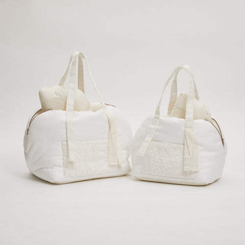 organic cotton carry bag with linen