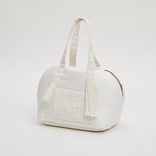 organic cotton carry bag with linen