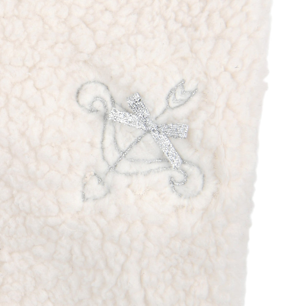 madelyn cupids bow fluffy turtleneck - ivory