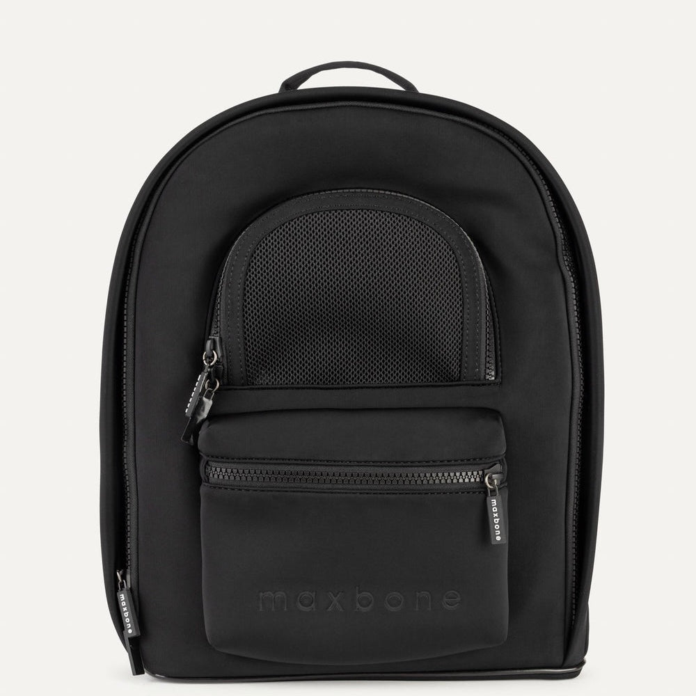 go everywhere backpack dog carrier - black