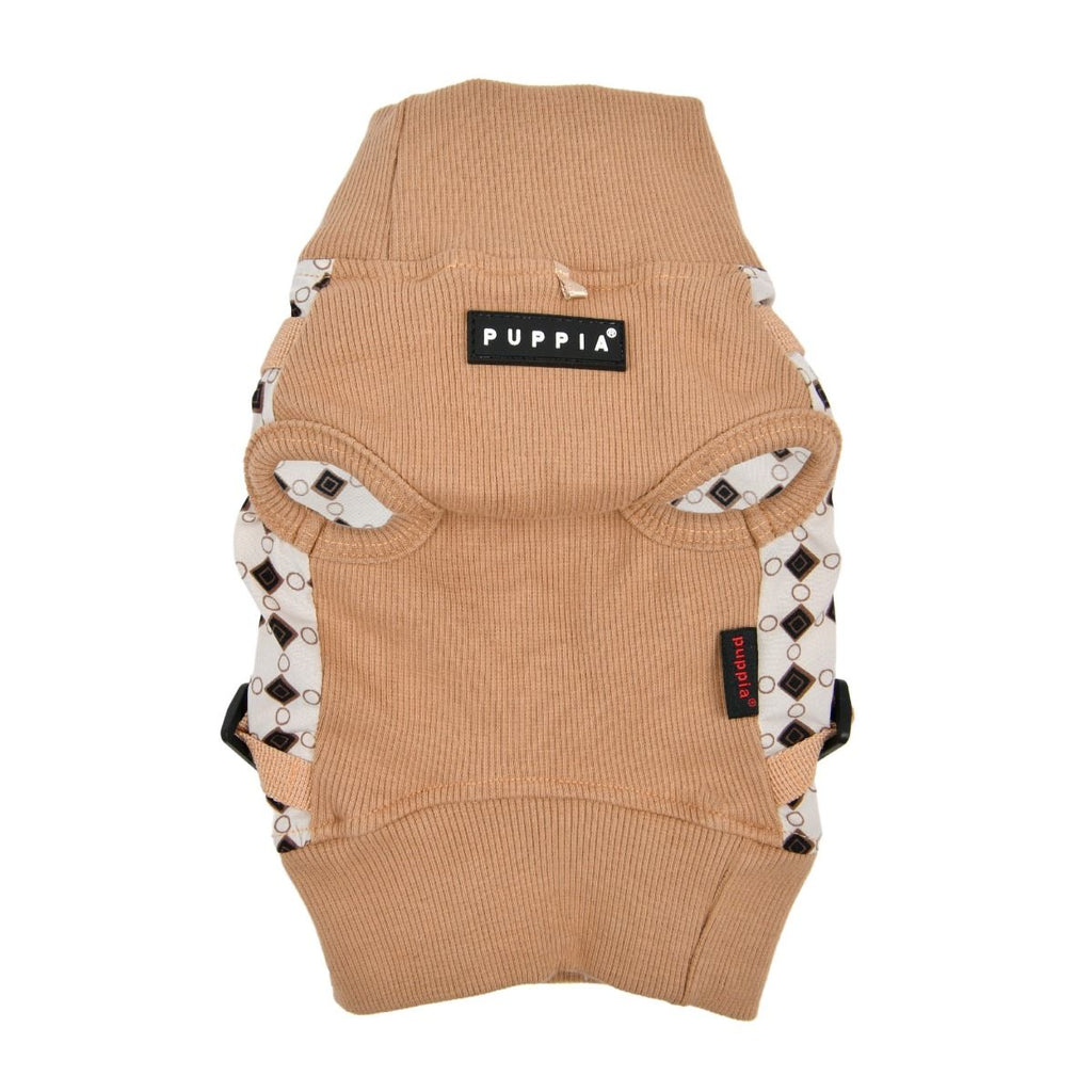 jace diamond pattern harness jacket - beige