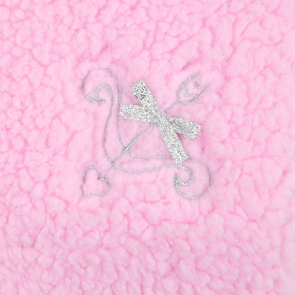 madelyn cupids bow fluffy turtleneck - pink