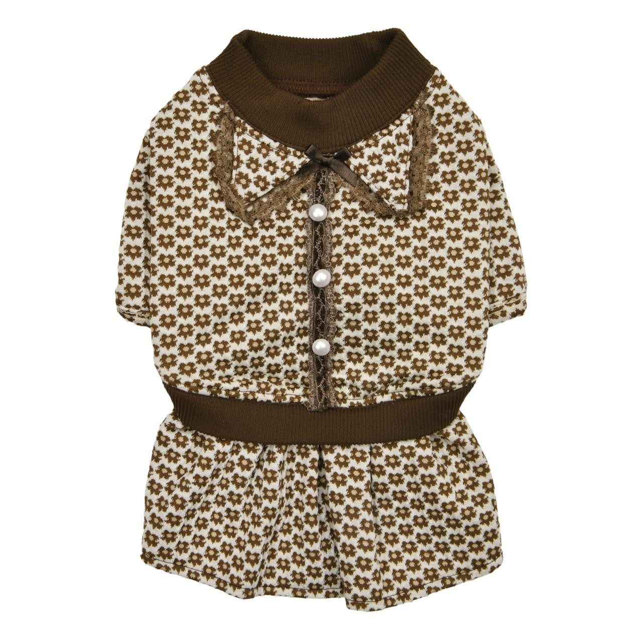 essie dress - brown fits 2-5 lbs essie dress - brown fits 2-5 lbs