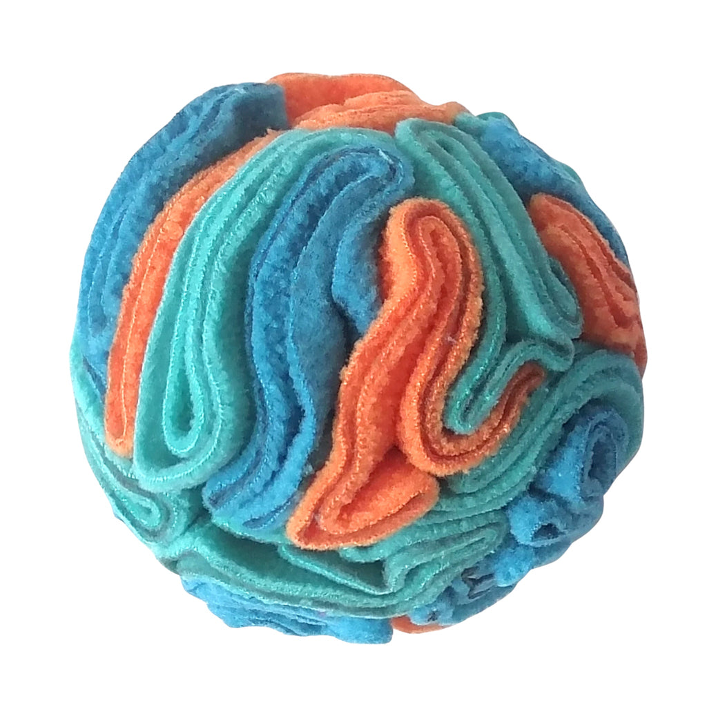 hide n' seek snuffle ball - blue
