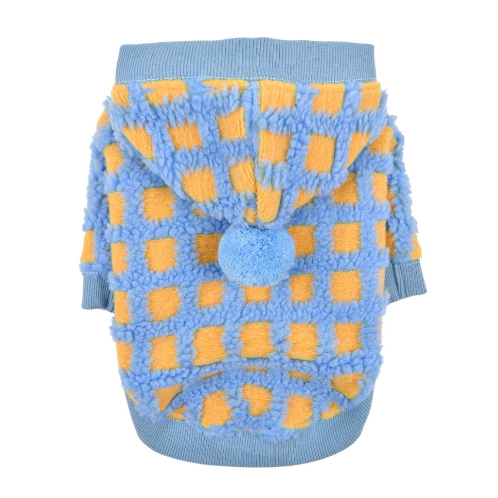 stefan fluffy waffle sweater - blue