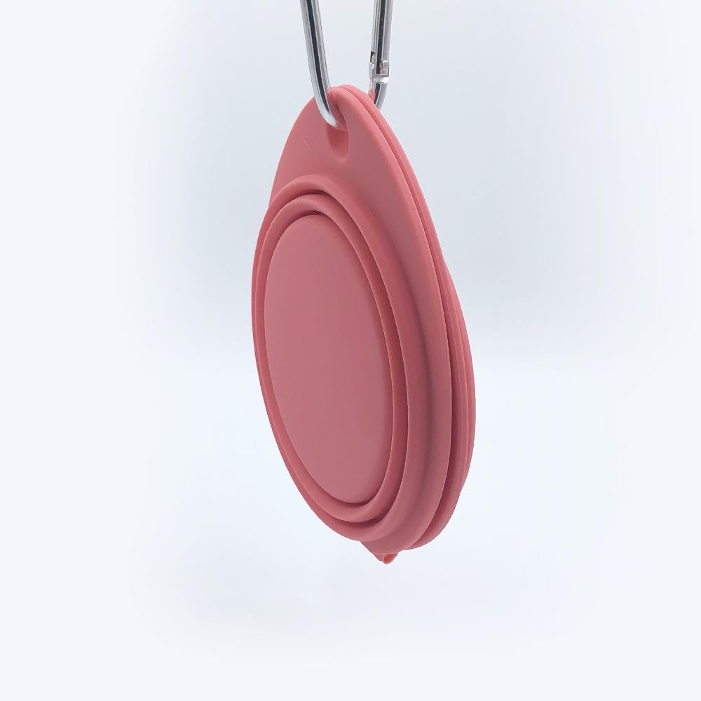 double travel bowl - pink