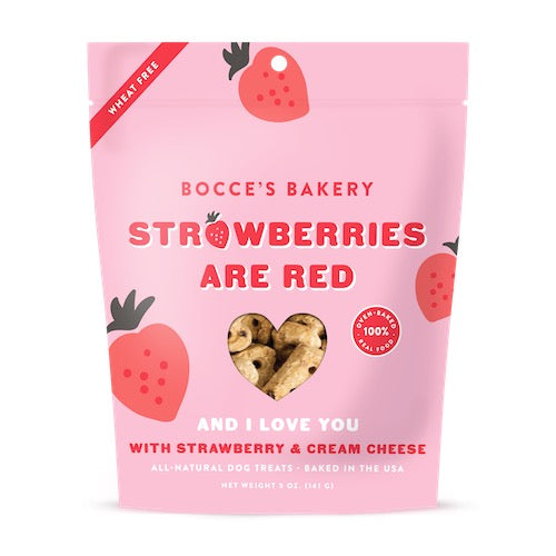 bocce's bakery - strawberries are red (5 oz)