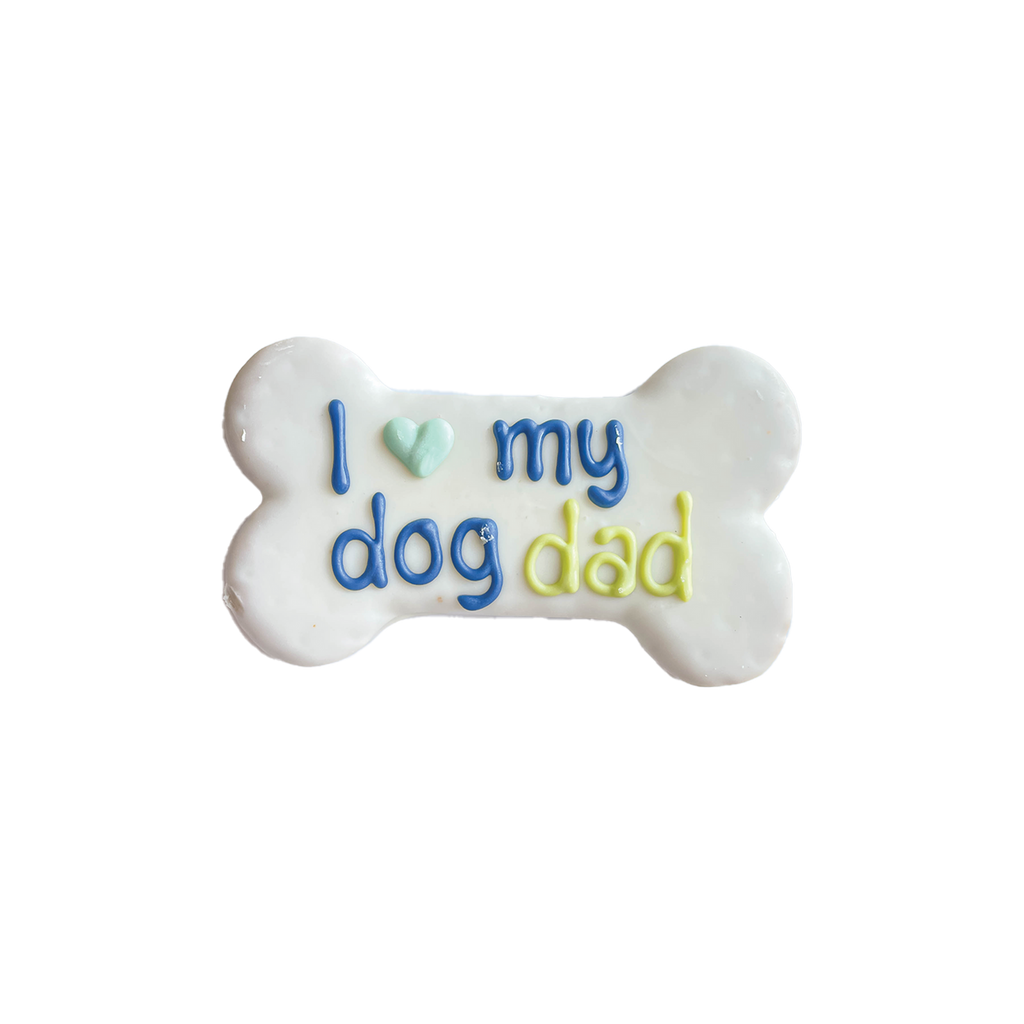 I ❤️ my dog dad 6" bone