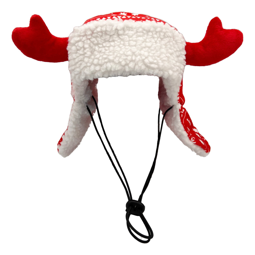 fairisle antler hat