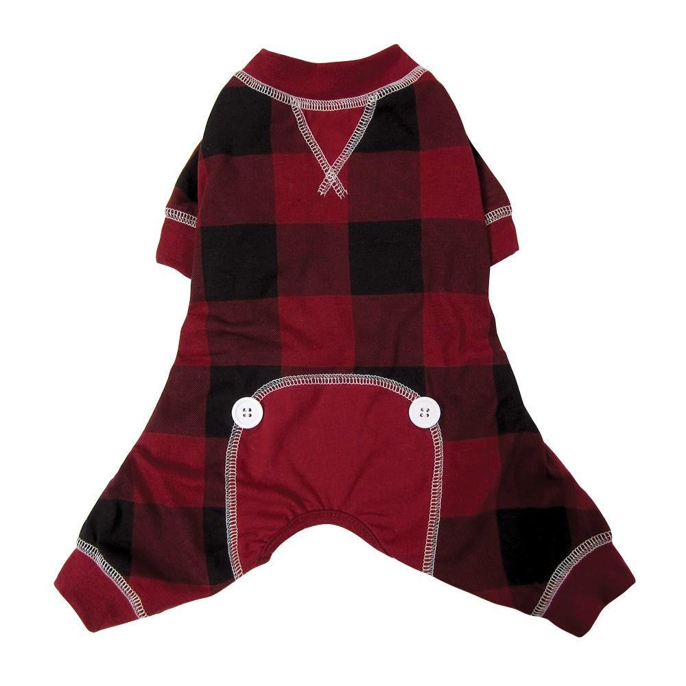 red buffalo plaid pjs