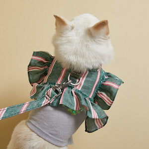 striped harness and leash set - 1 small left!