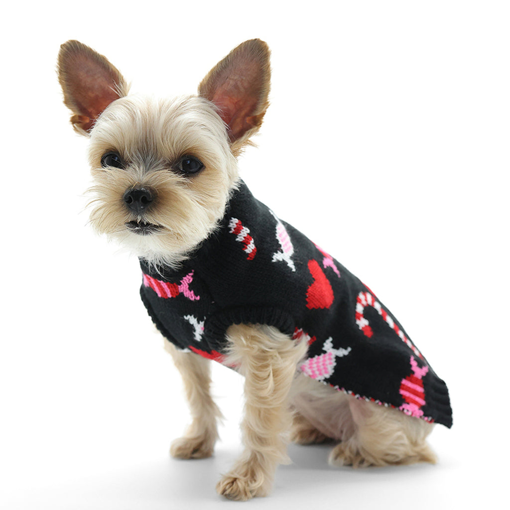 sweet holiday candy sweater