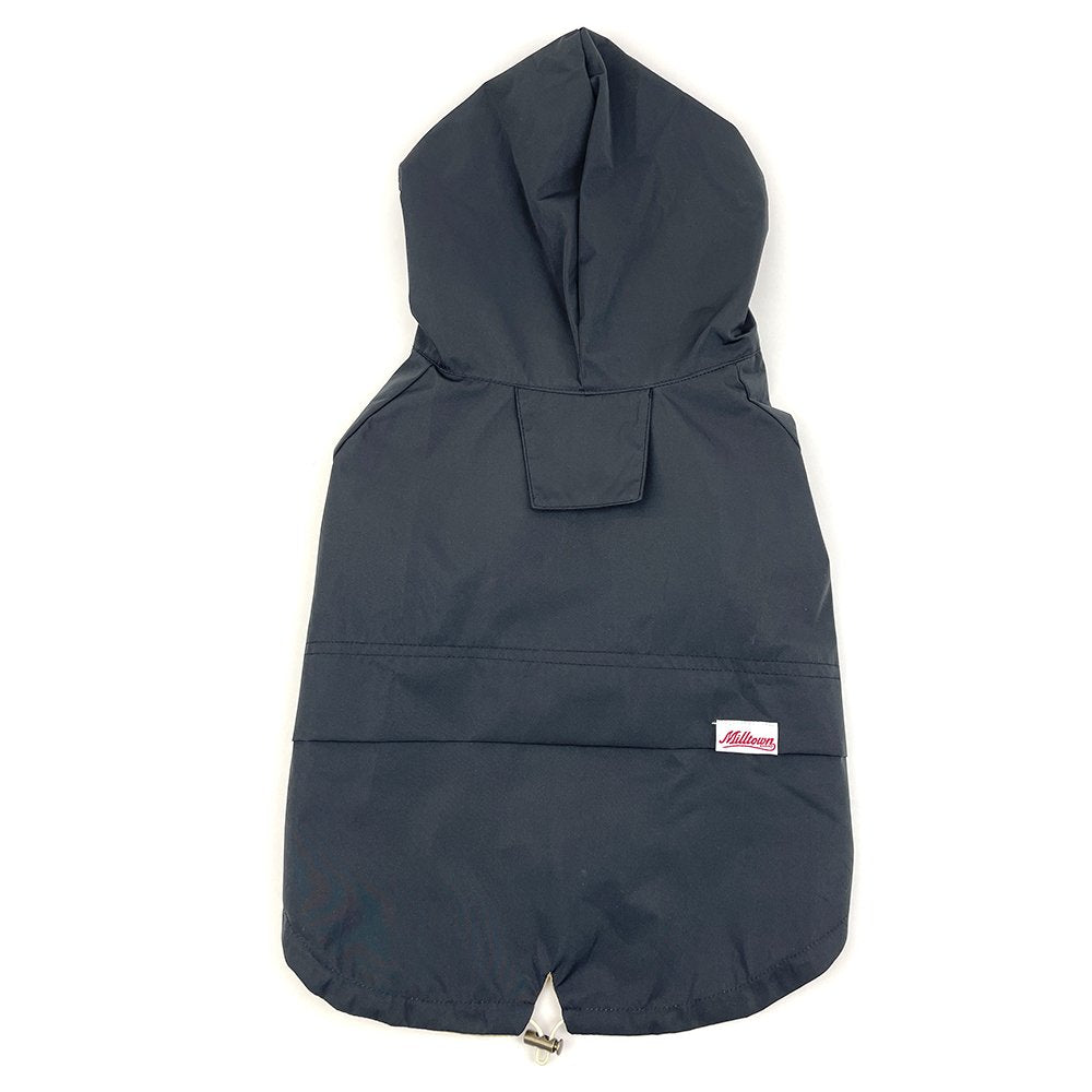 classic dog rain jacket - black