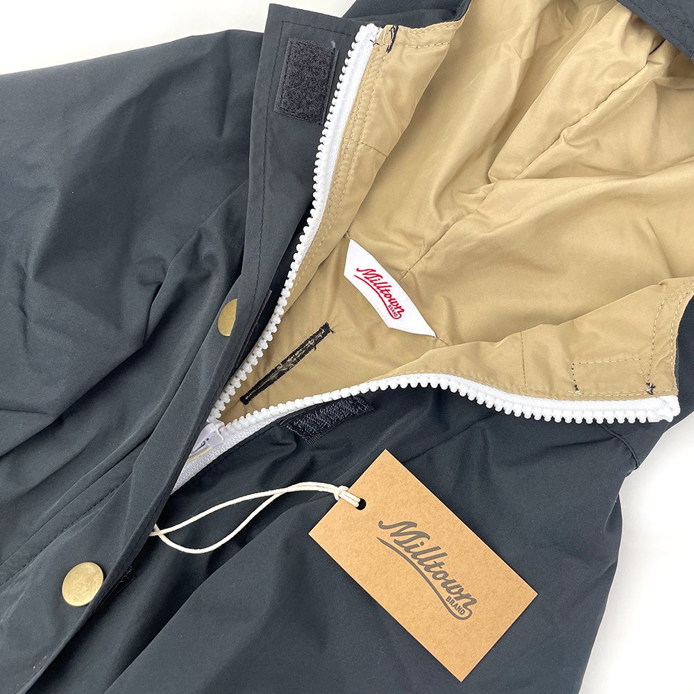 classic dog rain jacket - black
