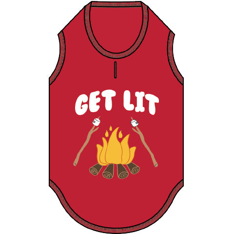get lit camp tee