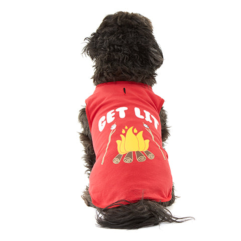 get lit camp tee