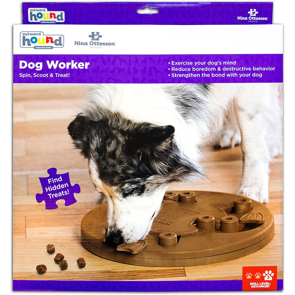 dog worker puzzle toy