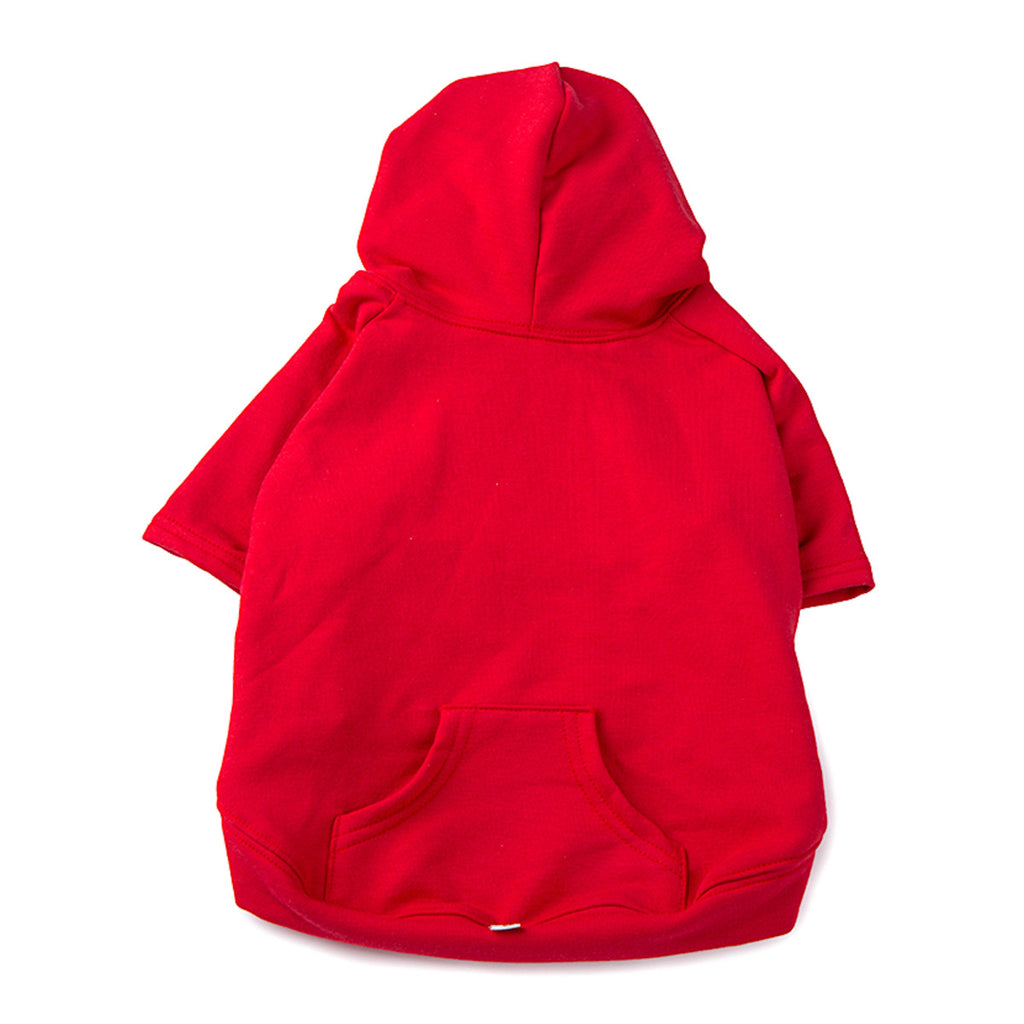 apple hoodie - red