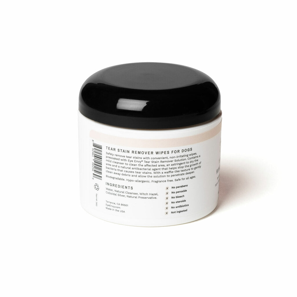 eye envy tear stain wipes - 60 pc