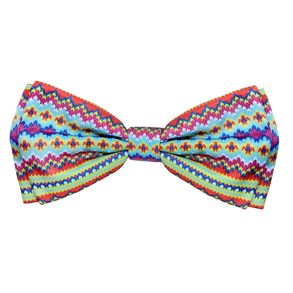 fairisle dog bow tie