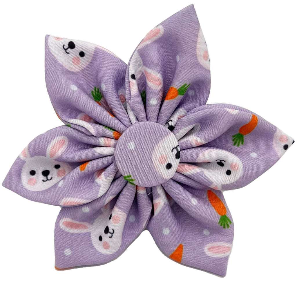 funny bunny pinwheel dog tie - available in small!