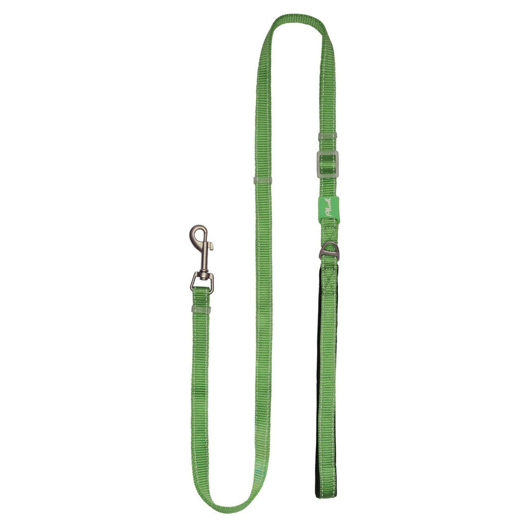 plush adjustable leash - green