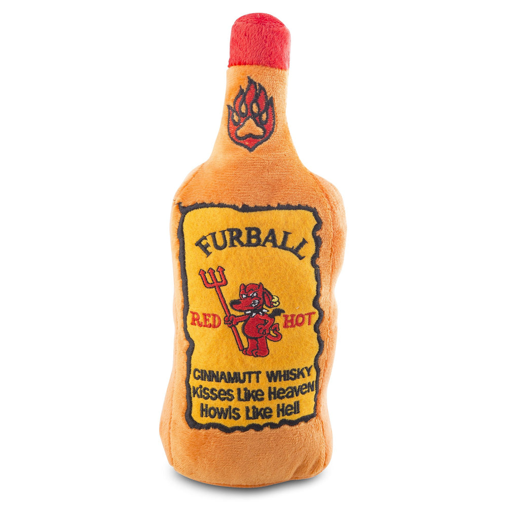furball plush bottle toy