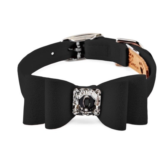 big bow collar blck - special order available